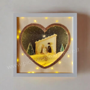 PRESEPE WHITE HEART -G11